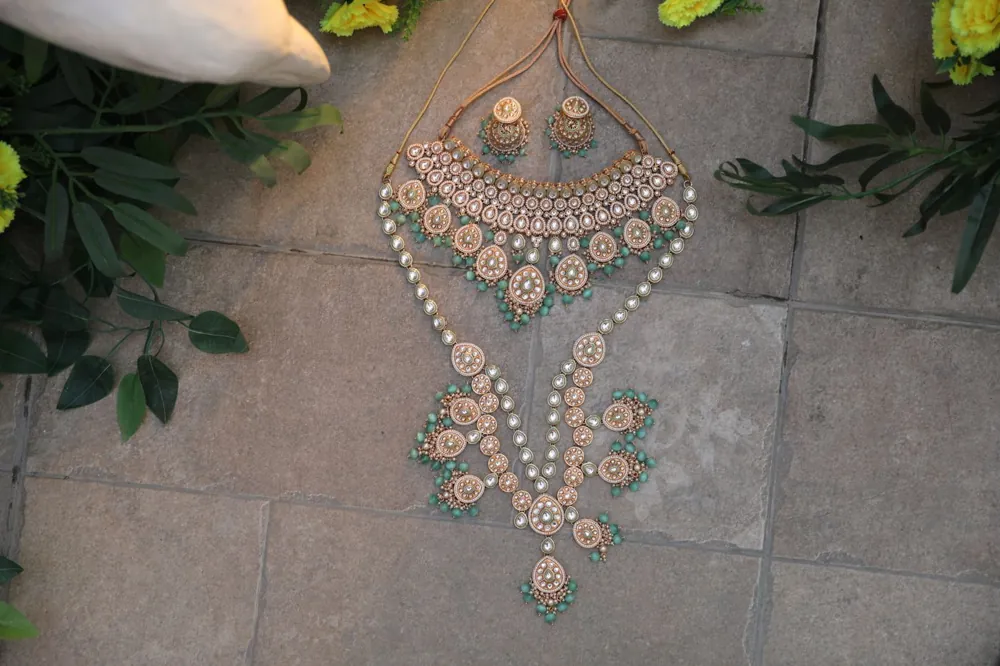 Polki necklace set